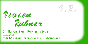 vivien rubner business card